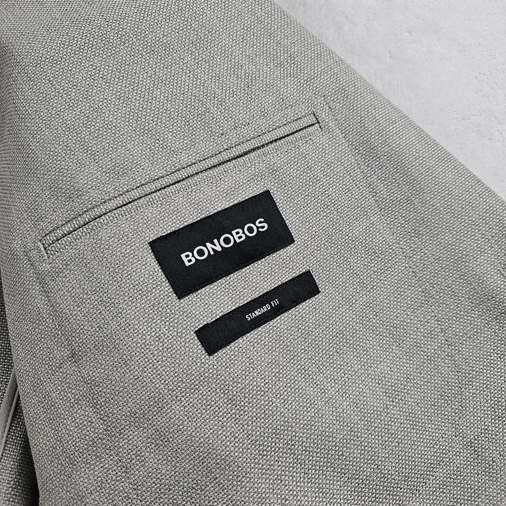 Bonobos Marzotto Hopsack Knit Patch Pocket Blazer Sport Coat 46S Unconstructed